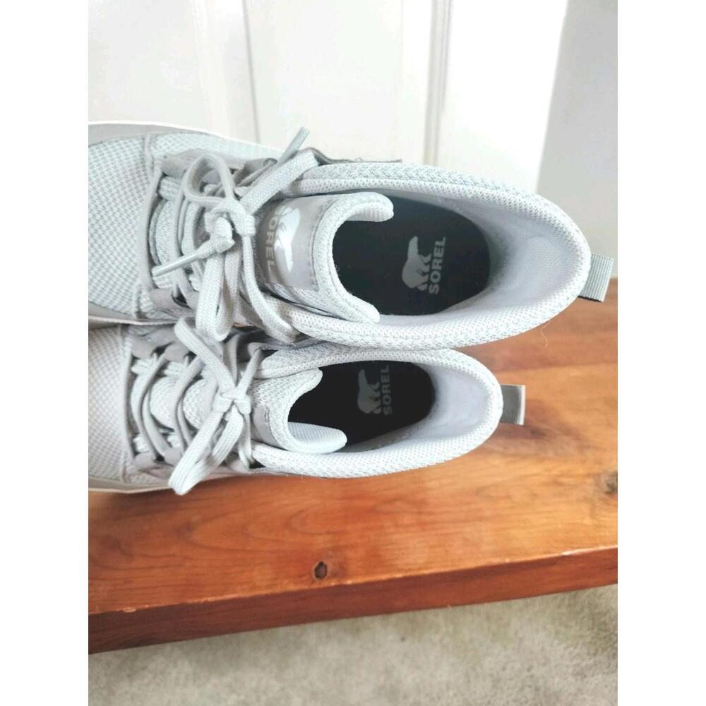 Sorel Out 'N About III Mid Waterproof Sneaker Women's Size‎ 9 - Quarry/Sea Salt - Picture 5 of 7